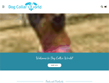 Tablet Screenshot of dogcollarworld.com